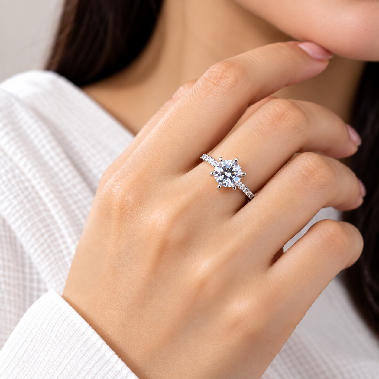 CZ Solitaire Ring preview