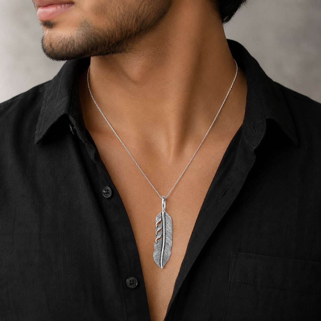 Feather Pendant Without Chain preview